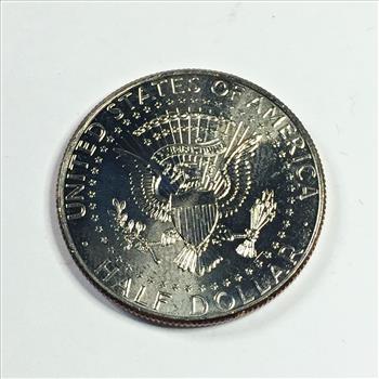 Colorized Kennedy Half Dollar Commemorating Operation Hump; Vietnam War