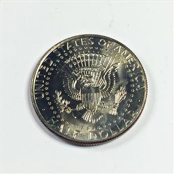 Colorized Kennedy Half Dollar Commemorating Rear Admiral George S. Morrison; Vietnam War