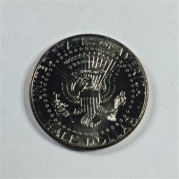 Colorized Kennedy Half Dollar Commemorating the Marines Inching Forward at Iwo Jima*Feb 19, 1945