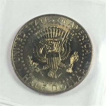 Colorized Kennedy Half Dollar Commemorating the War in Viet Nam*Operation Coburg