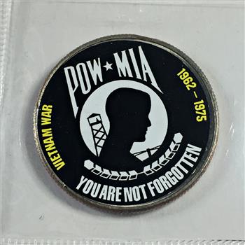 Colorized Kennedy Half Dollar Commemorating the War in Viet Nam*POW-MIA ...
