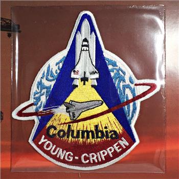 COLUMBIA STS-1 (First Shuttle Orbiter) NASA Space Mission Emblem Patch*Encased in 9