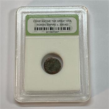 Constantine the Great Era Roman Empire 330 AD Bronze Coin