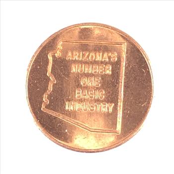 Copper Medallion*Arizona Mining Association*Arizona's Number One Basic Industry