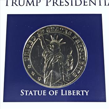 Donald Trump 24K Gold Layered Commemorative Presidential Medal*Uncirculated*Encased in 9
