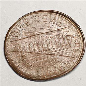 Double Stamped Smashed Cent*Post Mint Defect