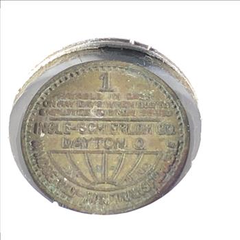 Early 20th Century Coal Mine Token*Used in Lieu of Cash Payment to Miner's*Amelia, West Virginia*1 M. I.