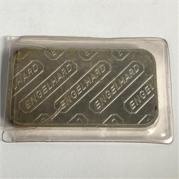 Engelhard 999 Fine Silver Ingot Bar 1 oz In Original Plastic