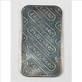 Engelhard Numbered 1 Troy Ounce .999 Fine Silver Bar