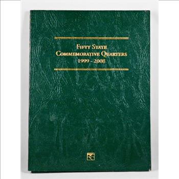 Fifty State Commemorative Quarters Album 1999-2008*Includes 51 Commemorative Quarters*Nice Album