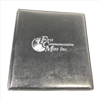 First Commemorative Mint Franklin Roosevelt Coin & Stamp Tribute in Presentation Album