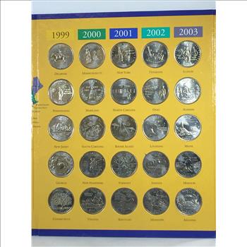 First State Quarters of the United States Collector's Map 1999-2008*Includes All 50 Commemorative State Quarters