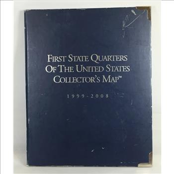 First State Quarters of the United States Collector's Map 1999-2008*Includes All 50 Commemorative State Quarters