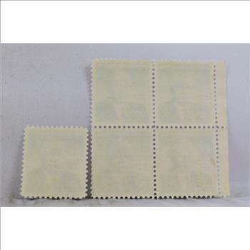 Five 1960 Robert Taft US 4c Stamps