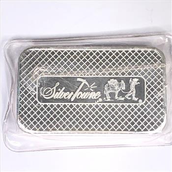 Five (5) Troy Ounces .999 Fine Silver Bar*Silvertowne*Sealed Packet