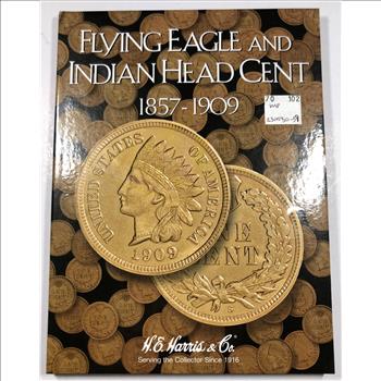 Flying Eagle and Indian Head Cent Partial Set in Album*Includes 11 Indian Head Cents