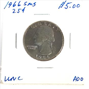 From 1966 Special Mint Set: Uncirculated Washington Quarter