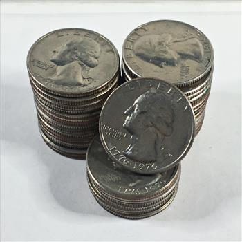 Full $10 Roll Of 1976 United States Bicentennial Quarters*All High Grade
