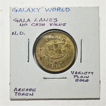 Galaxy World Arcade Token*Brass*23mm