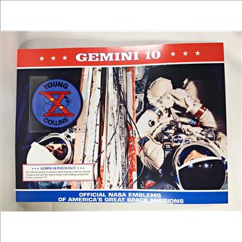 GEMINI 10  (Young and Collins) NASA Space Mission Emblem Patch*Encased in 9