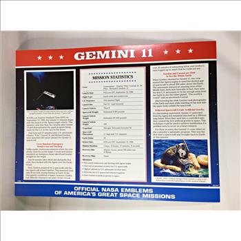 GEMINI 11  (Conrad-Gordon) NASA Space Mission Emblem Patch*Encased in 9