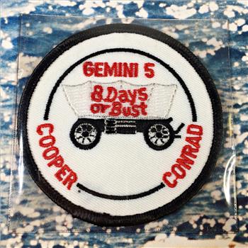 GEMINI 5 (8 Days or Bust) NASA Space Mission Emblem Patch*Encased in 9