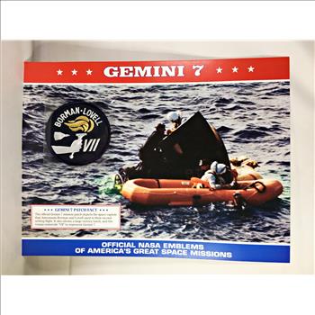 GEMINI 7  (Victory Torch) NASA Space Mission Emblem Patch*Encased in 9