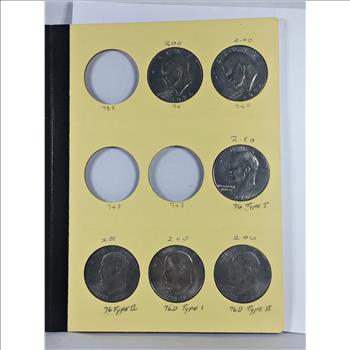 General Album For Dollar Size Coins*Includes 15 Eisenhower 