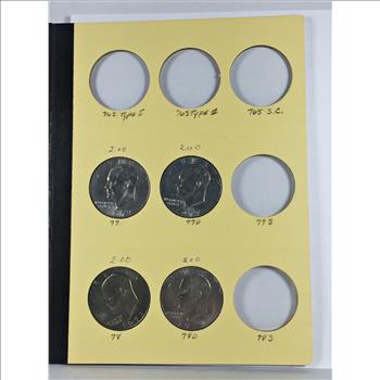 General Album For Dollar Size Coins*Includes 15 Eisenhower 