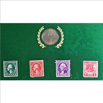 George Washington Coin, Currency and Stamp Collection the United States Commemorative Gallery