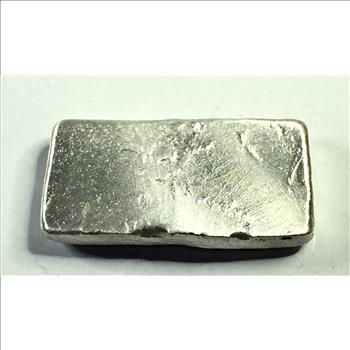 Hand-poured One Troy Ounce .999 Silver Bar*Marijuana Leaf