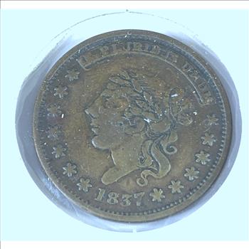 Hard Times Token Circa 1837 Millions for Defense Not One Cent for Tribute