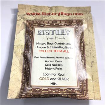 History Bags contain At Least 3 Unique Pieces- Coins Fossils Minerals Gold Silver Antiques