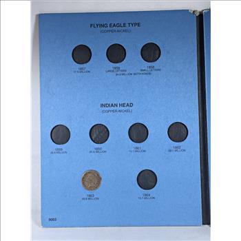 Indian Head Cents Collector's Album Including Flying Eagle Cents 1857-1909*Includes 24 Indian Head Cents