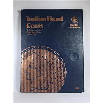 Indian Head Cents Collector's Album Including Flying Eagle Cents 1857-1909*Includes 24 Indian Head Cents