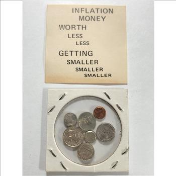 Inflation Money Miniature Coin Set 7 Coins