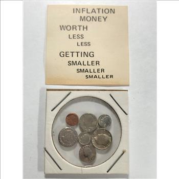 Inflation Money Miniature Coin Set 7 Coins