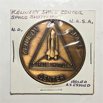 Kennedy Space Center Medallion*Antiqued Bronze*39mm