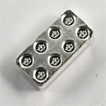 Lego Design 1 Troy oz .999 Fine Silver Bar*Stackable
