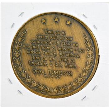 Liberty Bell Medallion with Oral Roberts Quote on Reverse