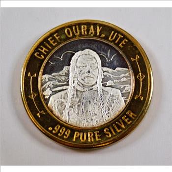 Limited Native American Series*.999 Pure Silver*Chief Ouray, Ute