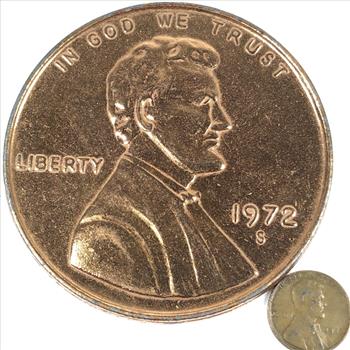 Lincoln Head Memorial Cent Metallic Commemorative*3