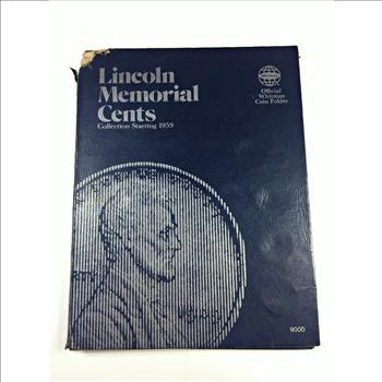 Lincoln Memorial Cent Collection Album Starting 1959*Includes 76 Memorial Cents*Includes Some High Grade Coins