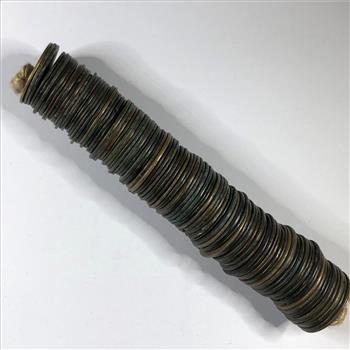 Lot of 100 Chinese 1 Cash Coins*Tied