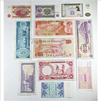 World Bank Notes.pdf Lot of 11 World Bank Notes*Many Crisp uncirculated*Russia, Brunei ...