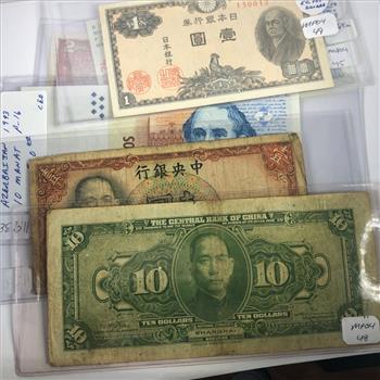 Lot of 12 World Currency Banknotes*Belgium, Turkey, Spain, China, India, Argentina and More*Most are Crisp Uncirculated