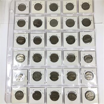 Lot of 20 Mixed Dated Jefferson Nickels*1940's and 1950's