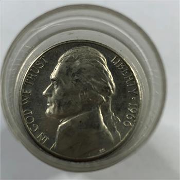 Lot of 33 1966 High Grade Jefferson Nickels*In Plastic Roll