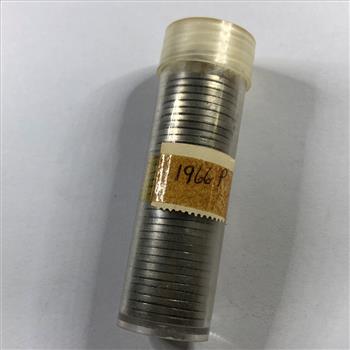 Lot of 33 1966 High Grade Jefferson Nickels*In Plastic Roll