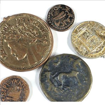 Lot of Five Ancient Replica Coins